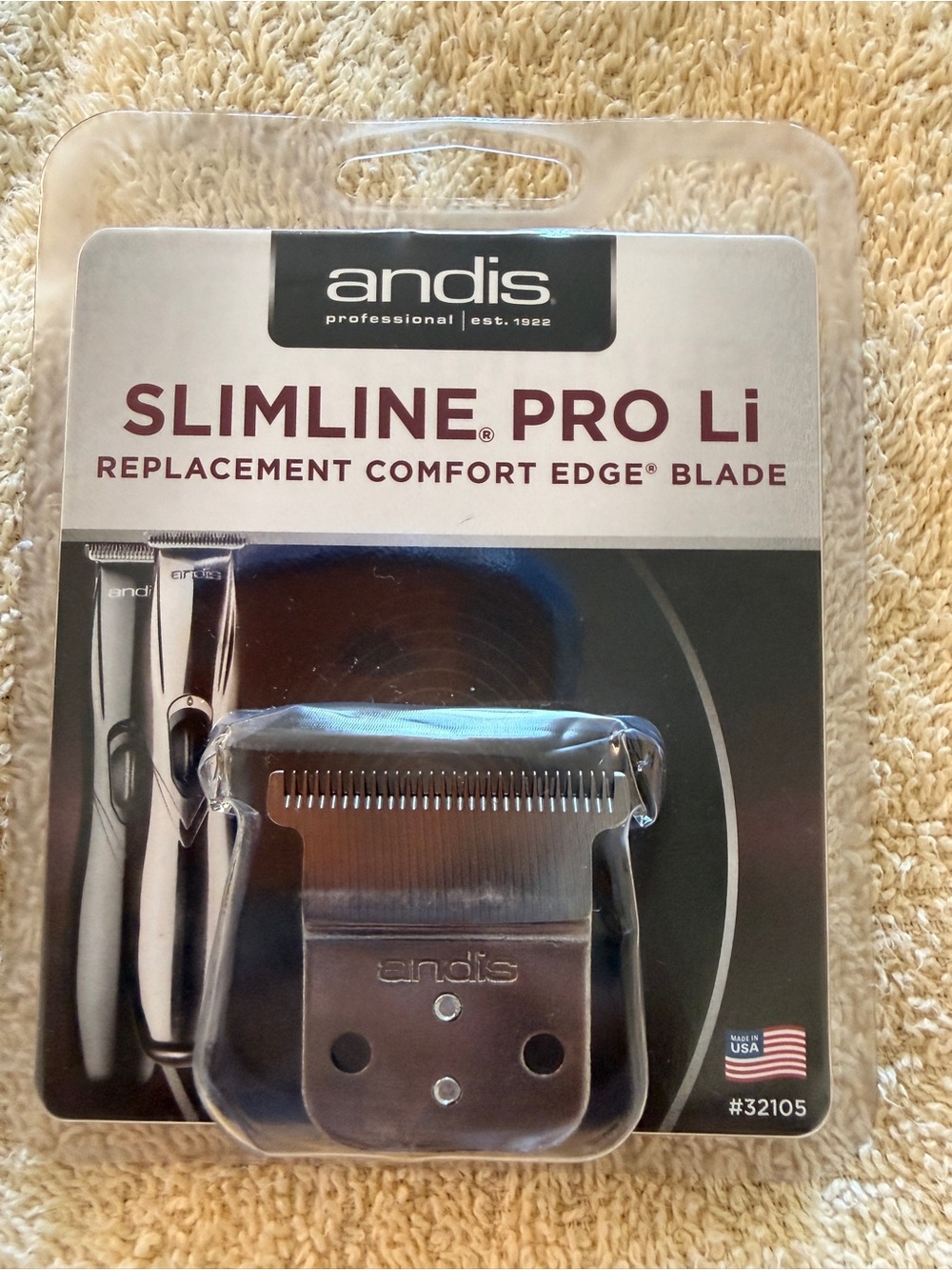 Andis Slimline Pro Li Replacement Comfort Edge Blade - Silver